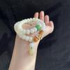 Atacado Pulseiras de Contas Redondas Bodhi de Dopamina, Contas Bodhi Oleosas e Brilhantes, Pulseiras Esculpidas na Raiz para Homens e Mulheres, Contas Budistas, Contas Redondas Bodhi