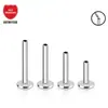 Stud de labio tipo inserto de titanio G23 Cuerpo de aleación de titanio Accesorios para piercing pueden ser varilla de repuesto varilla tipo pin básico