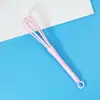 Juego de Seis Piezas para Teñir el Cabello de Color Rosa, Tazón para Teñir de Alta Calidad, Cepillo para Tratamiento Capilar, Cuchara para Polvo Decolorante de Salón, Pinza de Cocodrilo, Tazón para Mezclar Colores