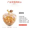 Manualidades de Manzana Navideña 24K Oficina en Casa Dinero de la Suerte Shuang Dan Regalos de Negocios Adornos de Manzana de Pan de Oro