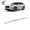 Adecuado para Toyota 21 Highlander Parachoques Trasero Modificado Adorno Lentejuelas Especiales Adorno Anticolisión ABS Galvanizado