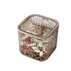 Caixa de Armazenamento de Acessórios de Cabelo Infantil Grande Capacidade com Tampa Porta-Joias de Mesa Meninas Elásticos de Cabelo Laços de Cabelo Presilhas de Cabelo Caixa Organizadora Mengli