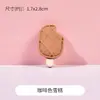 Nuevo Dibujo Animado Helado Resina Lindo Pequeños Accesorios Pegamento de Crema Material Hecho a Mano DIY Joyería Casera Parche Estéreo