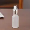Botellas de Vidrio Esmerilado con Gotero Disponibles, Botellas Dispensadoras de Vidrio para Cosméticos, Botellas para Mezclas, Botellas de Muestra para Sérum