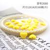 Directo de fábrica acrílico macarón corazón de amor 18 mm agujero recto accesorios de joyería DIY material de cuerda para pendientes