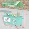 Coche de puesto de mercado nocturno con gabinete lugar escénico camión de puesto herramientas puesto estilo europeo tienda de ropa floristería gabinete Exterior
