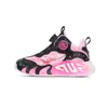 Zapatos Deportivos Infantiles Primavera y Otoño Estilo Nuevo Zapatos Ligeros para Correr para Niños Mayores con Hebilla Giratoria Zapatos de Baloncesto Impermeables de Cuero