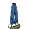 Nuevos pantalones casuales para hombre de 2026, color gris claro, de pierna ancha, con cintura de cordón, corte holgado y puños elásticos