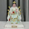 Estátuas de mármore branco das Quatro Grandes Famílias (Huhuang, Changmang, Taiye e Tainai) com enfeites de fada pintados para uso doméstico, atacado