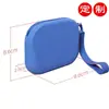 Bolsa de Almacenamiento para Llaves de Silicona, Simple y Elegante, Billetera Infantil de Silicona Suave con Cremallera, Bolsa Pequeña de Silicona Portátil, Personalizable