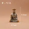 Decoração de presente de Bodhisattva Guanyin em latão Garrafa pura de Guanyin Guanyin Tang Sanzang decoração de mesa para casa sala de estar escritório