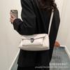 Bolso cruzado de cuero encerado, Bolso pequeño de moda para el antebrazo para mujer, Nuevo 2026 Vintage Versátil Popular Bolso de hombro para el día a día