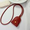 Novo colar de bolsa de chaves, mini bolsa de chaves simples, bolsa pequena de pescoço para homens e mulheres, bolsa pequena de chave de carro