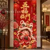 En Stock Envío Rápido Tela de Fondo Año Nuevo Chino Impresión de Alta Definición Serie de Telas de Fondo para Decoración del Festival de Feliz Año Nuevo