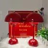 Lámpara de mesa para boda, lámpara de noche para dormitorio, lámpara de ajuar para habitación de novia, un par de lámparas de capullo de larga duración para bodas, un regalo de boda para los recién casados