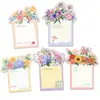 Día de la Madre Ramo Creativo Tarjeta de Felicitación con Caligrafía en Blanco Hecho a Mano DIY Tarjeta de Bendición Gratitud para Mamá Tarjeta de Mensaje Personalizada