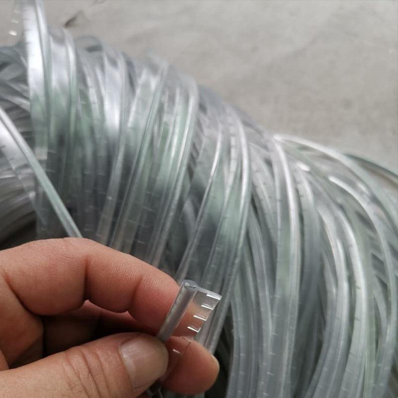 PVC透明反光包芯条 反光T骨条