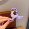 Pinza de Agarre Pequeña Creativa de Hielo y Nieve Princesa Sirena Perla Color Concha Diamante Industria Pesada Pinza para el Cabello de Niños Clip de Tiburón para la Parte Posterior de la Cabeza