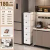 Armario de Almacenamiento Estrecho con Cajones, Armario para Espacios Pequeños de Cocina, Estante de Almacenamiento para Baño, Armario de Almacenamiento para Baño, Armario Móvil