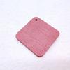 Piezas de Madera para Agujeros Cuadrados de Borde Recto Transfronterizas de 21-30 mm Accesorios para Manualidades de Joyería Cuentas Materiales para Collares de Madera y Aretes