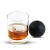 Molde de silicona redondo para hockey sobre hielo, tamaño pequeño, monómero de whisky 3D, molde para hielo de un solo orificio, molde de silicona para hockey sobre hielo