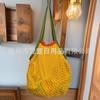 Saco de Rede de Armazenamento Multifuncional para Itens Diversos, Saco de Rede para Compras, Saco de Rede de Algodão para Armazenar Frutas e Legumes