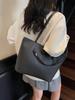 Bolsa Tote Texturizada Estilo Ocidental de Grande Capacidade para Comércio Exterior Transfronteiriço Bolsa de Mão para o Dia a Dia Bolsa de Braço Simples e Moderna Bolsa de Mão