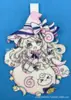 Botella de Agua con los Doce Signos del Zodiaco, Cáncer, Llavero con Colgante de Fieltro para Pistola, Decoración Colgante de Tela No Tejida, Decoración de Anime