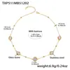 Acero Inoxidable Colorido Facetado Geométrico Piedra de Vidrio Redonda Collar Pulsera Pendientes Joyería de Nicho Retro de Lujo Ligero