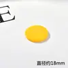 Hoja Acrílica Colorida Redonda Coreana Fruta Material para Accesorios de Pasador de Pelo Joyería Pendientes Pendientes Hechos a Mano DIY