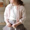 Ropa de Verano para Niños Estilo Coreano Abrigo Largo de Manga Larga Ultradelgado Ropa para Aire Acondicionado Cardigan Princess Combinable para Bebé Niña Protección Solar