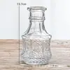 Relevo Retrô Francês Americano High-End Mini Vaso de Vidro para Mesa Arranjo de Flores Secas Decoração de Ornamentos de Plantas Verdes