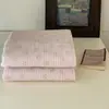 Capa de Cama de Algodão Dupla Face Ganso Coreia do Sul Peça Única Acolchoada de Algodão Lençol de Cama Antiderrapante para Colchão Tatami Capa de Kang