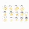Cuentas espaciadoras de oro antiguo que conservan el color, anillo espaciador del Palacio Potala, materiales para accesorios de collar y pulsera con cuentas DIY