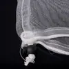 Malla antipájaros para huertos, red antipájaros de alta densidad con cordón y cremallera para viveros, red de protección de plantas, red protectora para hortalizas y huertos