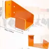 Suporte de Parede para Motosserra de Uso Pesado para Oficina e Jardim para Rack de Armazenamento Suporte de Gancho Preto Laranja Fujian