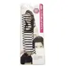 Pente para Cabelo Quebrado Artefato para Cabelo Quebrado Grampo Sem Marcas Acabamento da Parte da Frente Franja Grampo para Cabelo Quebrado Feminino Parte de Trás Adesivo para Cabelo Quebrado Preto