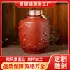 Artesanía de Botella de Vino de Cerámica de Jingdezhen Estilo Primavera, Verano y Otoño Set Completo de Licores con Etiqueta Botella Vacía Botella de Licor de Gama Alta