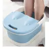 Balde para Pés Doméstico para Lavar os Pés Bacia de Plástico Dobrável Portátil Massagem Balde Plástico para Banho de Pés Banheiro Balde para Lavar os Pés Dobrável