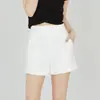 Shorts de Traje Negros de Cintura Alta para Verano Mujer 2026 Nuevo Estilo Caliente Petite Transpirables de Pierna Ancha Adelgazantes Ropa de Abrigo