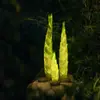 Lámpara de Bambú Luminosa de Resina de Fibra de Vidrio Lámpara LED Lámpara Decorativa para Paisaje de Jardín al Aire Libre Lámpara de Paisaje Lámpara Impermeable Escena Nocturna