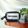 Bolsa de Maquiagem Popular na Internet Estilo Ins Bolsa de Maquiagem de Viagem Bolsa de Armazenamento Portátil Grande Capacidade Impermeável Transparente Bolsa de Higiene Pessoal para Mulheres