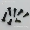 Fijaciones para Hardware Ganchos para Marcos de Fotos Tornillos de Cabeza Plana Dorados Plateados Negros Tornillos Autorroscantes 2.5*8 100 piezas