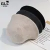 Sombrero de Pescador de Lana Bordado de Saturno Japonés, Sombrero Cálido de Invierno de Color Sólido para Reina Madre, Sombrero de Cubo al por Mayor de Fábrica