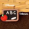 Joyería diy pegamento crema accesorios funda para teléfono móvil colgante llavero tarjeta temporada escolar libro bolígrafo mochila
