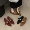 Nuevos Zapatos Mary Jane de Primavera y Otoño 2024 con Altura Aumentada