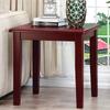 Mesa de café pequeña de madera maciza, mueble auxiliar simple, mesa redonda pequeña de doble capa, mesa lateral para sofá de sala de estar estilo chino, mesa de esquina, mesa redonda estilo americano