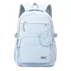 Mochila estilosa e com visual fresco para mulheres, com grande capacidade, durável, design casual e uma estética simples, estilo coreano, perfeita para estudantes universitários
