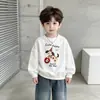Sudadera Infantil 2026 Primavera y Otoño Nuevo Estilo Niños y Niñas Versión Coreana Moda Tops Colección Holgada Manga Larga Camiseta Base