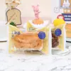 Tudo atende bolo nuvem de amêndoa café da manhã nutritivo infantil substituto de refeição lanche doce caixa completa sabor chocolate pão macio